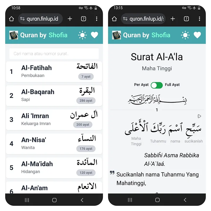 Quran Insight App Preview